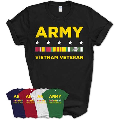 Mens Vietnam Veteran Shirt Army Teezou Store