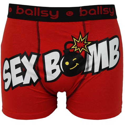 Mens Novelty Boxer Shorts Trunks Funny Rude Underwear By Ballsy Ebay