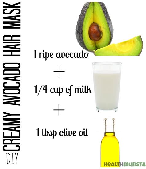 This diy homemade avocado hair mask puts so much moisture into your hair! DIY: Top 5 Easy Homemade Hair Mask Recipes for Beautiful Hair
