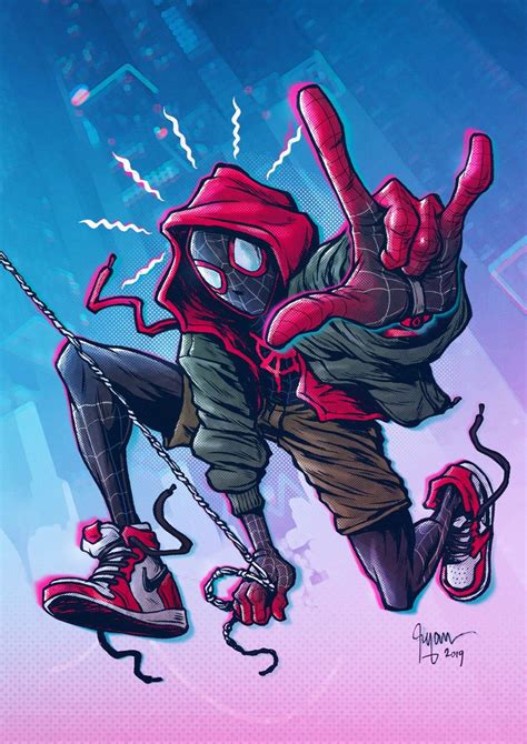 Herochan — Spider Man Miles Moralesart By Ryan Smallman Spiderman
