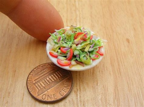 Shay Aaron Creates Tiny Food Items Out Of Clay And Other Items