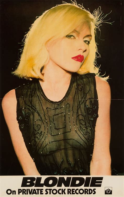 Vintage Blondie On Private Stock Records Promo Poster 1976 Bei Pamono