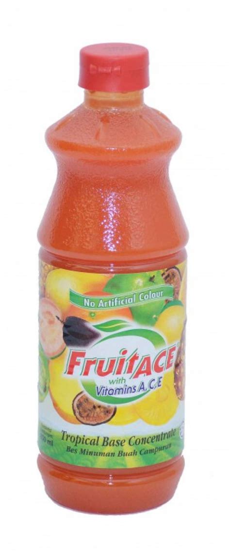 Fruitace Concentrated Juice 850ml Tropical Mango Orange Mandarin Sms