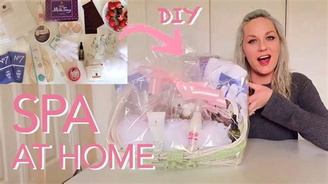 Spa Day At Home Diy Gift Basket Youtube