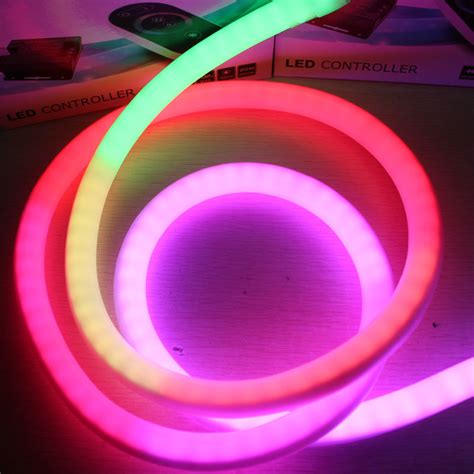 New 24v Silicone Led Neon Flex Light Digital Rgb Addressable Dmx Led
