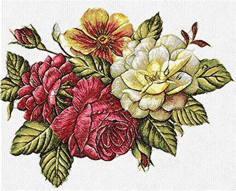 Flower Photo Stitch Free Embroidery Design 44 Photo Stitch Embroidery