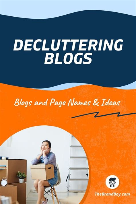 669 Best Decluttering Blogs And Pages Names Blog Names Creative