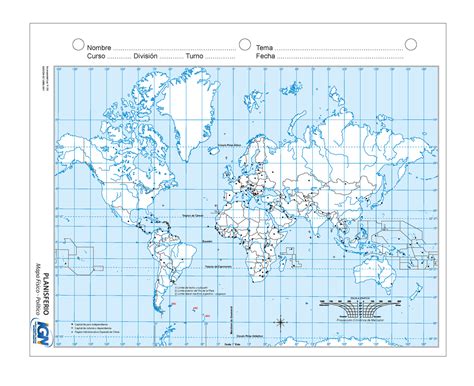 M Rmol Canal Rayo Mapa Planisferio Politico Para Imprimir Impuro Marca