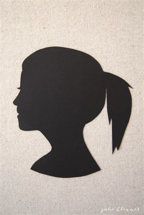 How To Make A Silhouette Portrait Step By Step Tutorial Silhouette