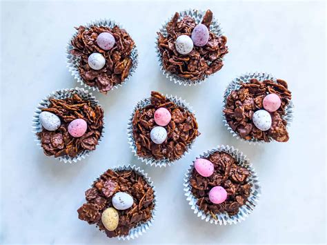 How To Make Easy Indulgent Chocolate Cornflake Easter Nests Pinkscharming