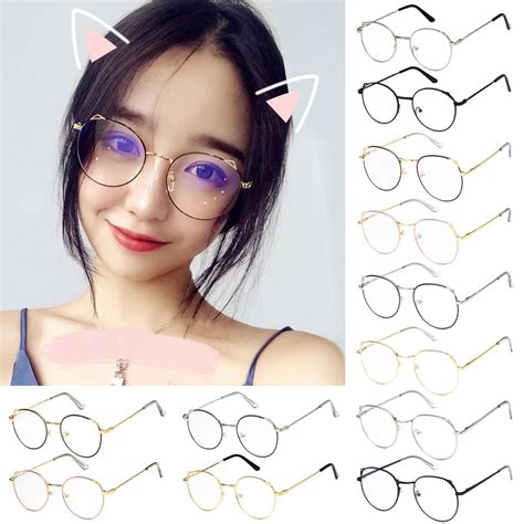 2019 Women Fashion Clear Lens Eyeglasses Optical Glasses Blue Light Blocking Glasses Cute Cat