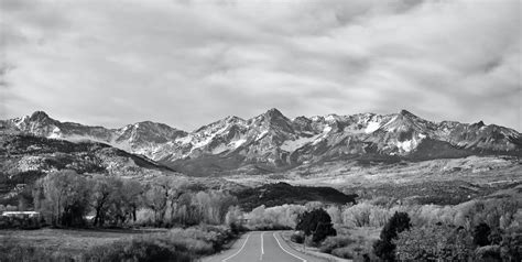 Free Stock Photo Of Black And White Colorado Mountains