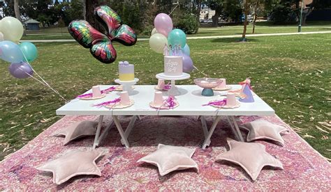 Kids Party Picnic Package Pretty In Pink Up To 14 Children A Day