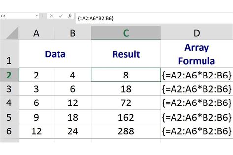 Excel Multi Cell Array Formula Calculations