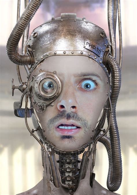 Turn Yourself Into A Robot With Online Steampunk Face Effect