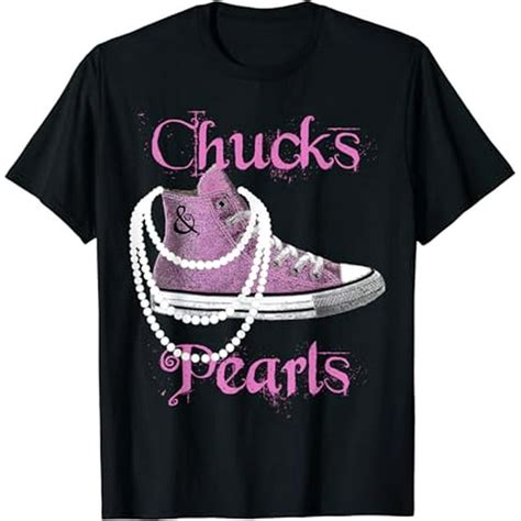 Kamala Harris Vice President Chucks And Pearls T Shirt