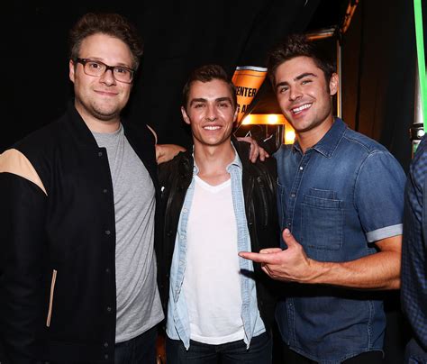 Seth Rogen Dave Franco And Zac Efron Got Together For A Man Moment