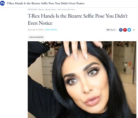 Hb Love How To Slay In Every Selfie With T Rex Hands Blog Huda Beauty