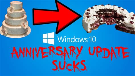 On windows 10 anniversary update, windows 10 creators update, and windows server 2016 you can find this as update for microsoft windows (kb4033393) under installed updates in control panel. WINDOWS 10 ANNIVERSARY UPDATE SUCKS - YouTube