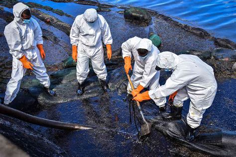 Oil Spill In Mauritius Caused By Ship Damages Wildlife And Coral Reefs