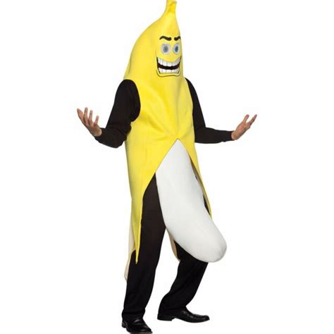 Adult Banana Fruit Flasher Fun Costume Dress Gc6551 For Sale Online Ebay