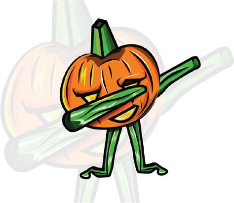 Halloween Shirt Pumpkin Dabbing Shirt Hip Hop Dab Shirt Clipart Full