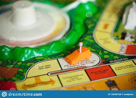 1980s Board Games The Game Of Life Editorial Stock Photo Image Of