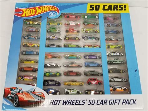 Hot Wheels 50 Car T Pack Dinged Box New