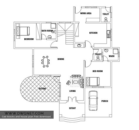 Home Plans Dwg Download