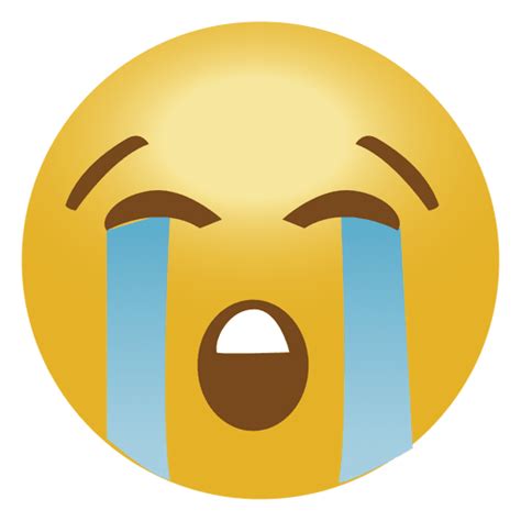 Cry Emoji Emoticon Transparent Png And Svg Vector File