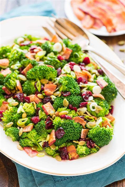 Easy Broccoli Salad With Cranberries Pharmakon Dergi