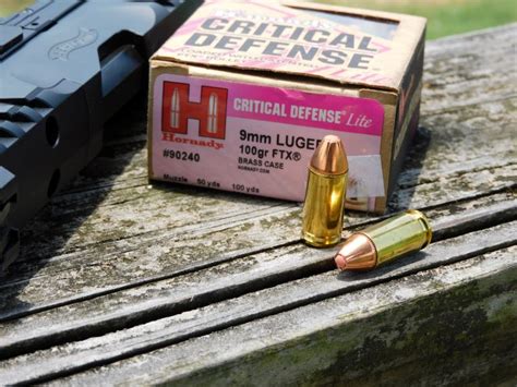 Hornady Critical Defense Lite 9mm A Carry Round For All