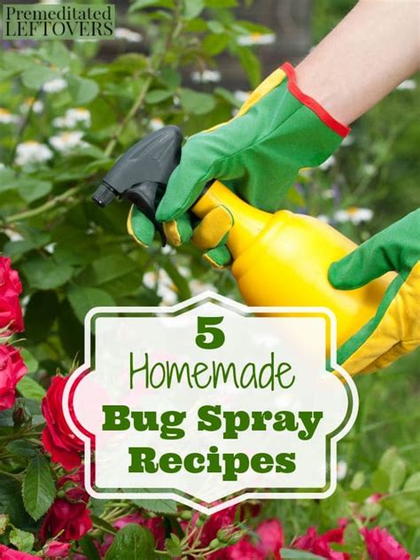 5 Homemade Bug Spray Recipes
