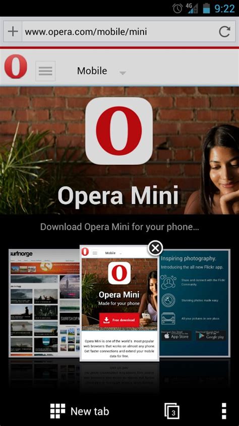 Opera mini is a mobile browser that you can download for free. Opera App Android 2.3.6 : Download Opera Mini Fast Web ...