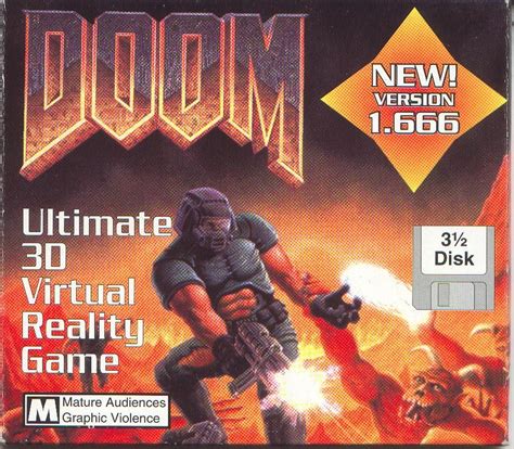 Doom 1993 Box Cover Art Mobygames
