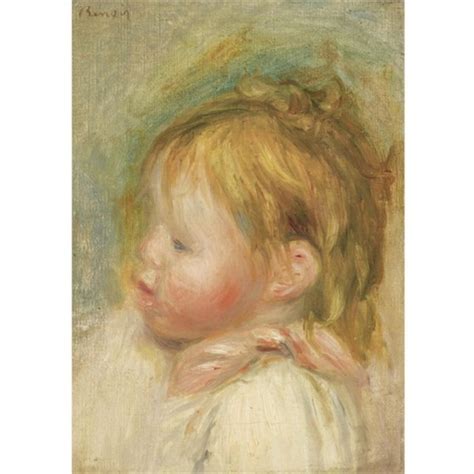 Pierre Auguste Renoir Portrait Denfant Mutualart