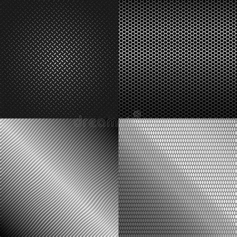 Metal Texture Pattern Background Vector Metallic Illustration