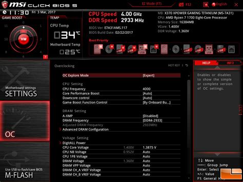 All my bios settings for overclocked.ask any questions i can give you extra information about the process. AMD Ryzen 7 1700 Overclocking - Best Ryzen Processor ...