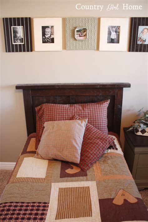 Maybe you would like to learn more about one of these? COUNTRY GIRL HOME : How to make a solid wood Twin headboard