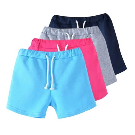 New Candy Color Boys Shorts Hot Summer Beach Baby Pants Shorts Kids