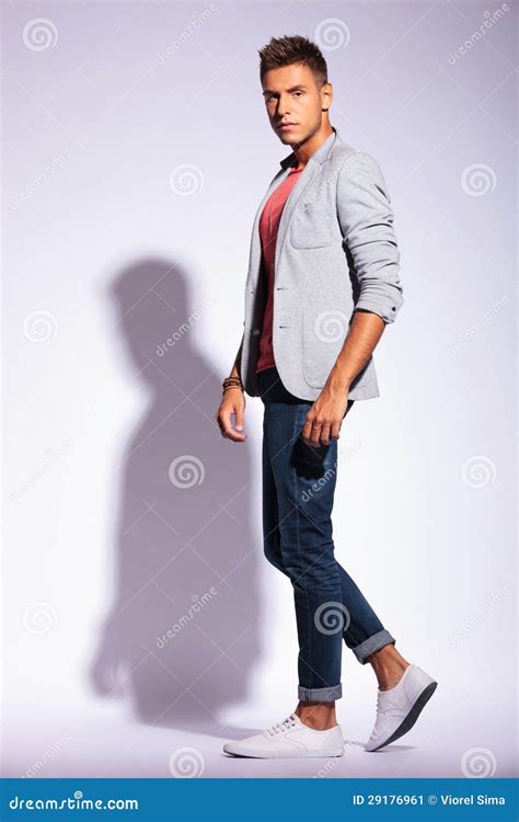 Man Posing Sideways Stock Image Image 29176961