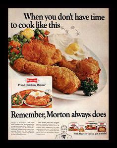 Free delivery on your 1st order! 1968 Frozen Fried Chicken Dinner Ad by Morton Wall Art | Fried chicken dinner, Chicken dinner ...