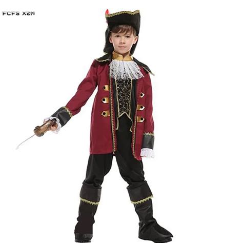M Xl Boys Jack Sparrow Pirate Cosplays Kids Children Halloween Pirate