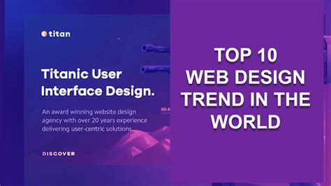 Top 10 Web Design Trends In 2020 Every Designer Should Know Youtube