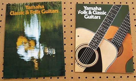 Yamaha Acoustic Guitar Catalogs 70s Reverb