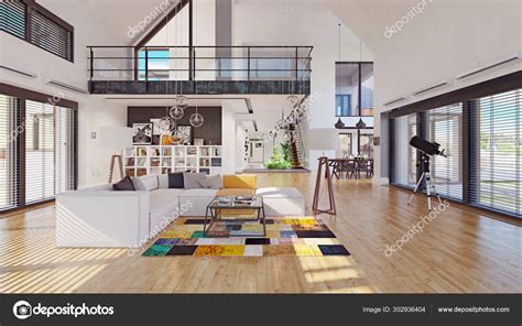 Modern House Interior Design Stock Photo By ©vicnt2815 302936404