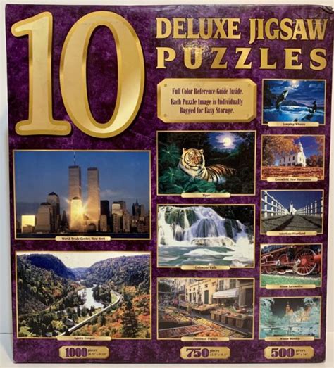 10 Deluxe Jigsaw Puzzles With World Trade Center Included Newfactory