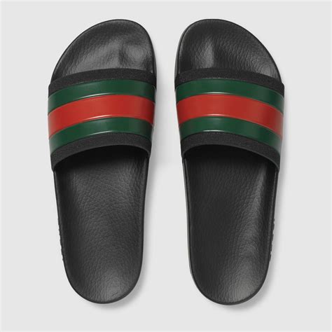 Gucci Men Rubber Slide Sandal 308234gib101098 Slides Sandals Sport
