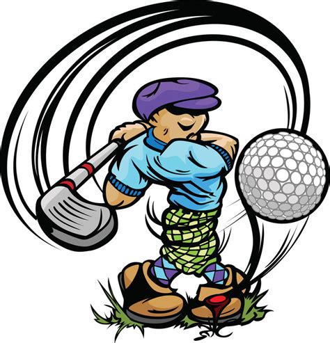 Clip Art Funny Golfer Adr Alpujarra