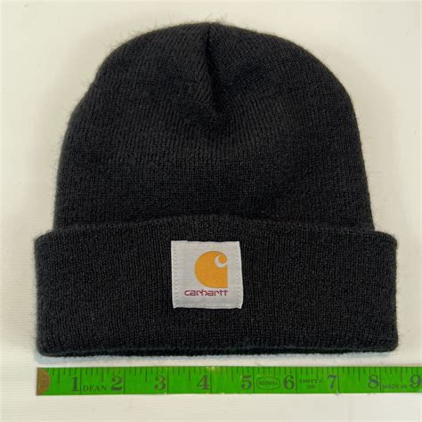Carhartt A18 Watch Hat For Unisex Adults Black Cuffed Beanie Original